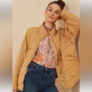 NWT Hayden LA Women’s Quilted Zip Jacket, Size Medium.